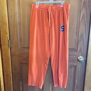 Syracuse Orange Lounge Pants with Blue Lettering